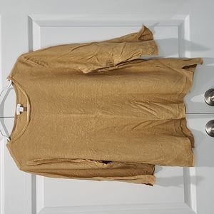 J. Jill Blouse, XL, Gold Color